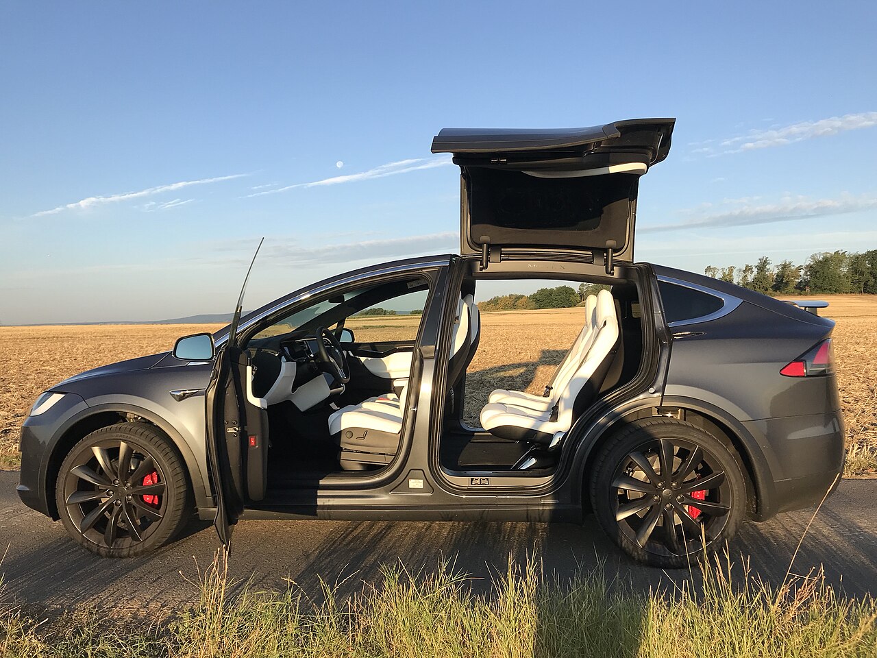 Tesla Model X rental in Dubai